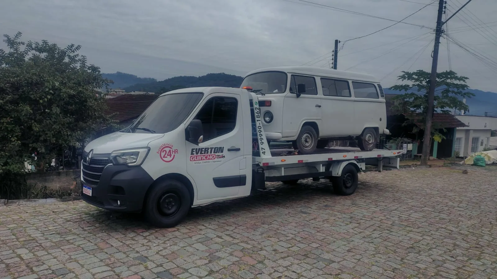 Guincho para vans, Kombi e utilitários em Jaraguá do Sul